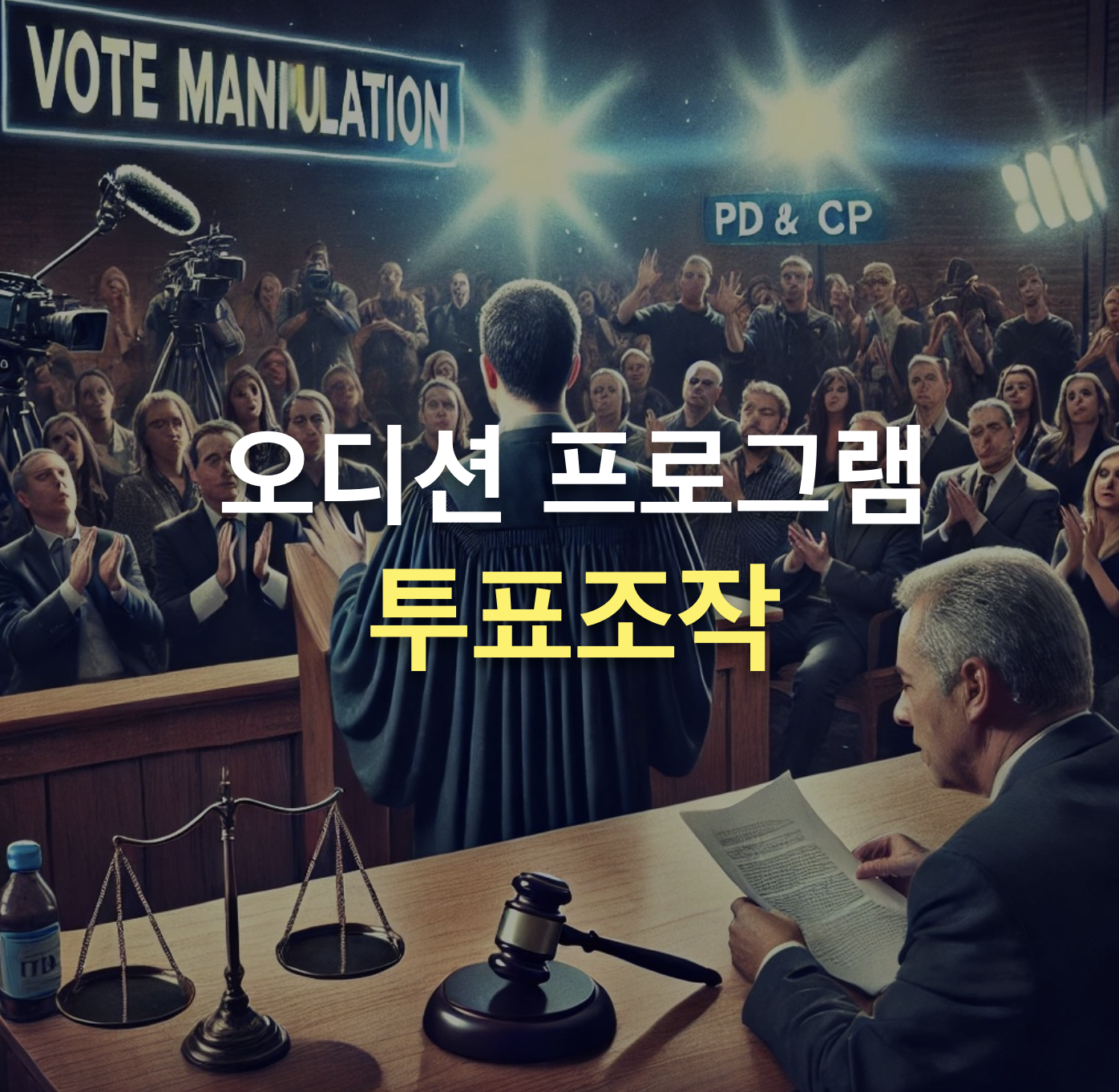 오디션 프로그램 투표조작,  형사처벌로 끝낼 일인가?